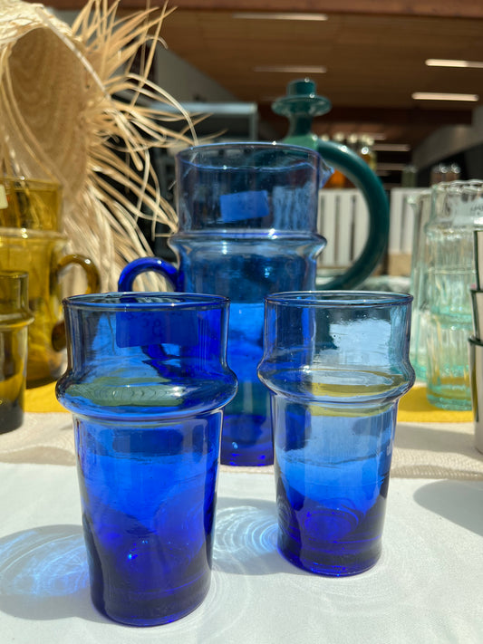 B. Verres soufflés BELDI Bleu