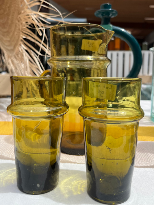 B. Verres Soufflés BELDI Jaune